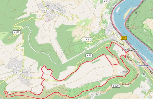 Karte Schwede-Bure-Tour